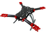Rakon Heli Blade 200 QX Canopy for CNC Advanced Upgrade kit RED - 200QX-C0101 - OUT OF STOCK